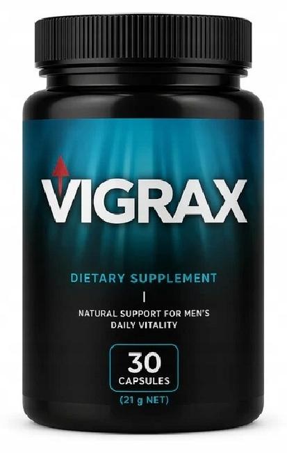 Vigrax - Vitalität und Leistungssteigerung Kapseln für Männer - 30 Kapseln