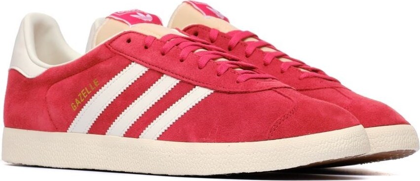 Adidas Gazelle Classic Ins Low Herren Suede Leder Sneaker in Rot Weiß – 10.5 UK - 45 1/3 EU - 11 US / Red White 458103_1179-45_1_3
