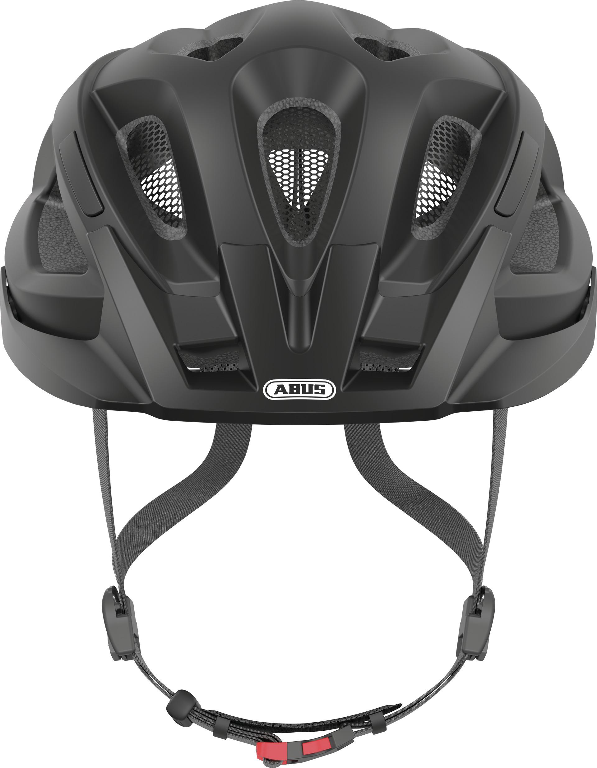 ABUS Aduro 2.0 – Casque De Vélo Ville Avec LED, Visière Amovible, 11 Entrées D’air, Réglage Zoom Evo, Noir/orange Taille M