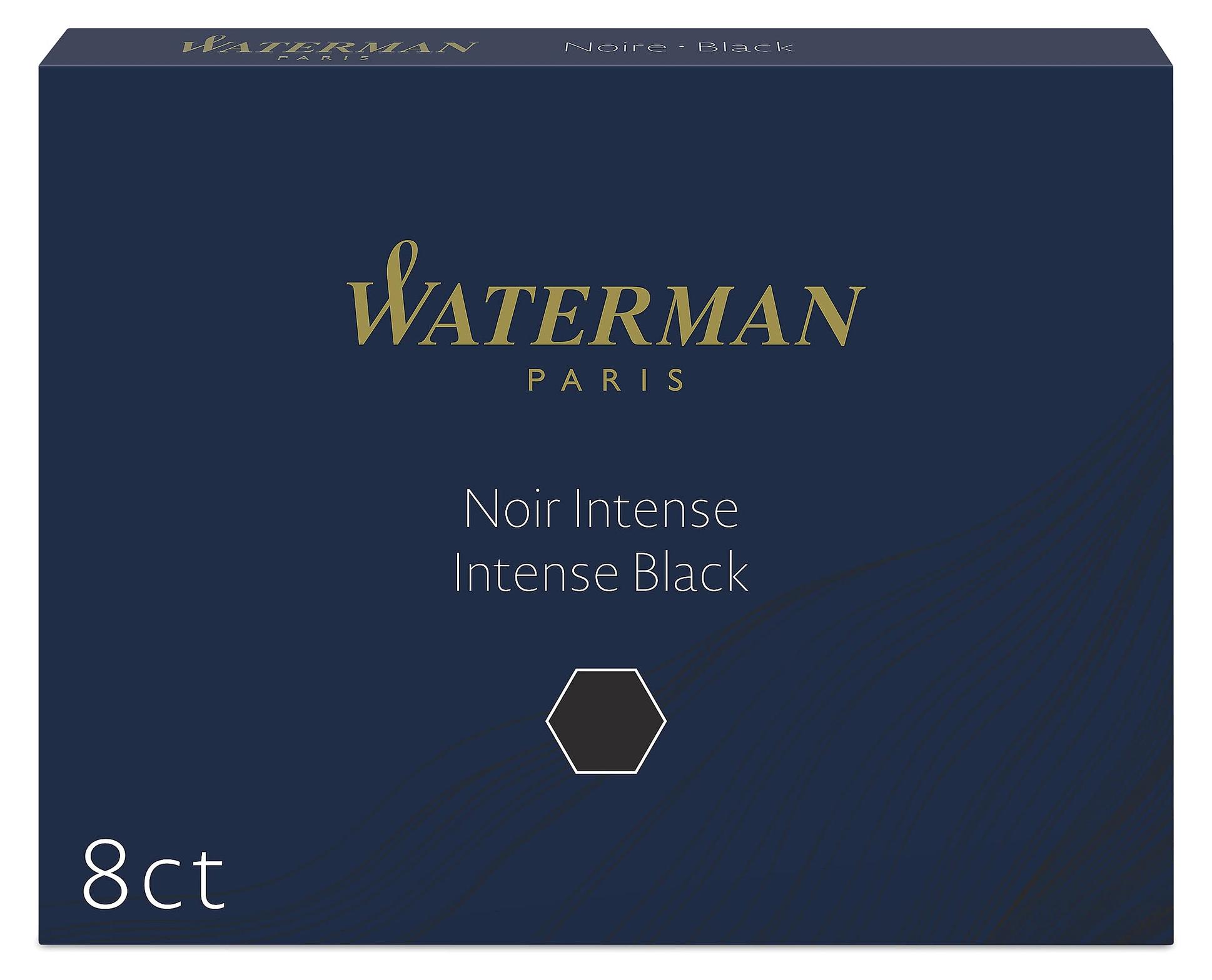 Waterman Füller Tintenpatronen extra lang intense black 8 Stück 55722105536895