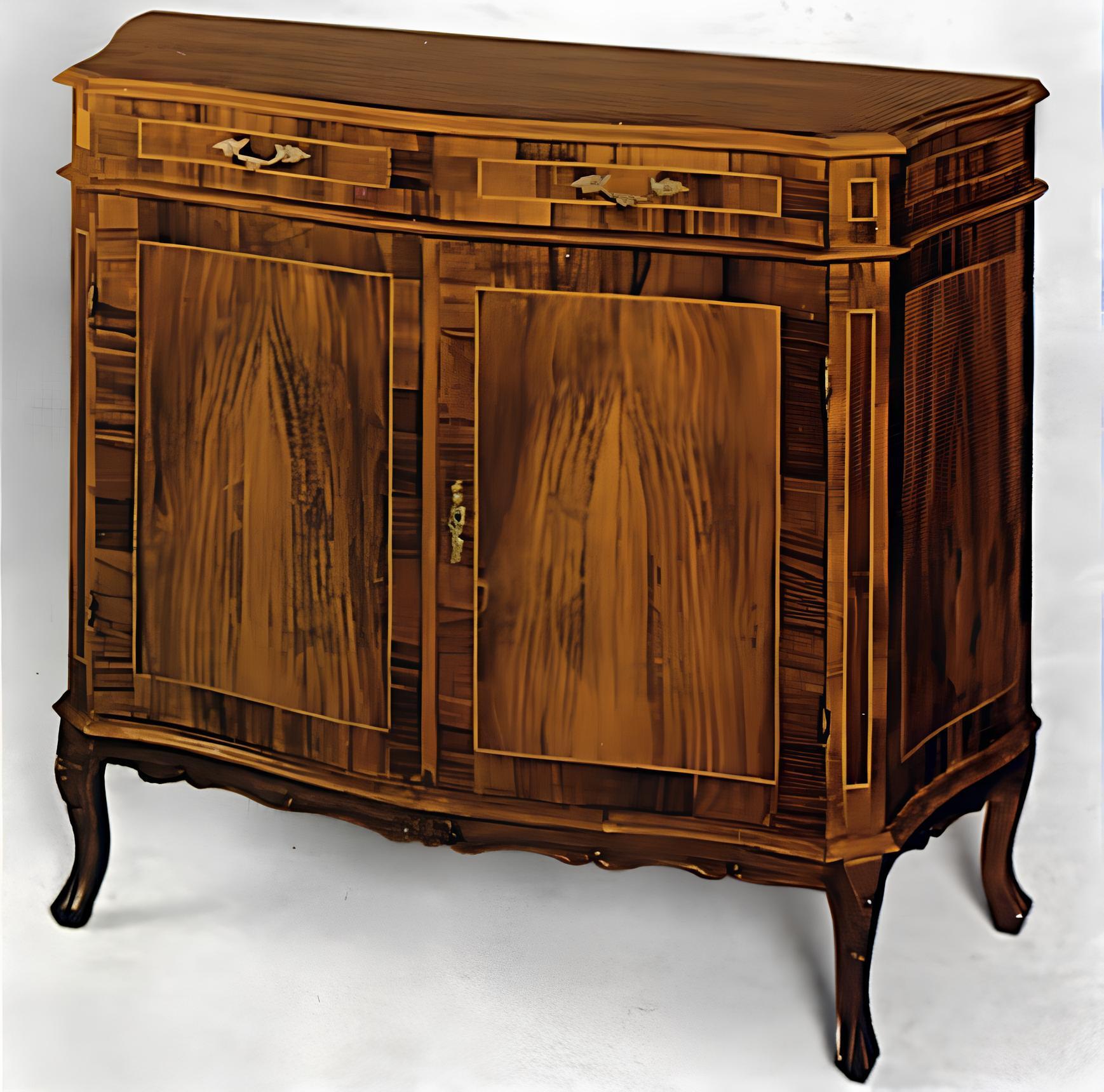 TV Bücherregal Bücherregal für Wohnzimmer Design Regal Braun in Holz Regale