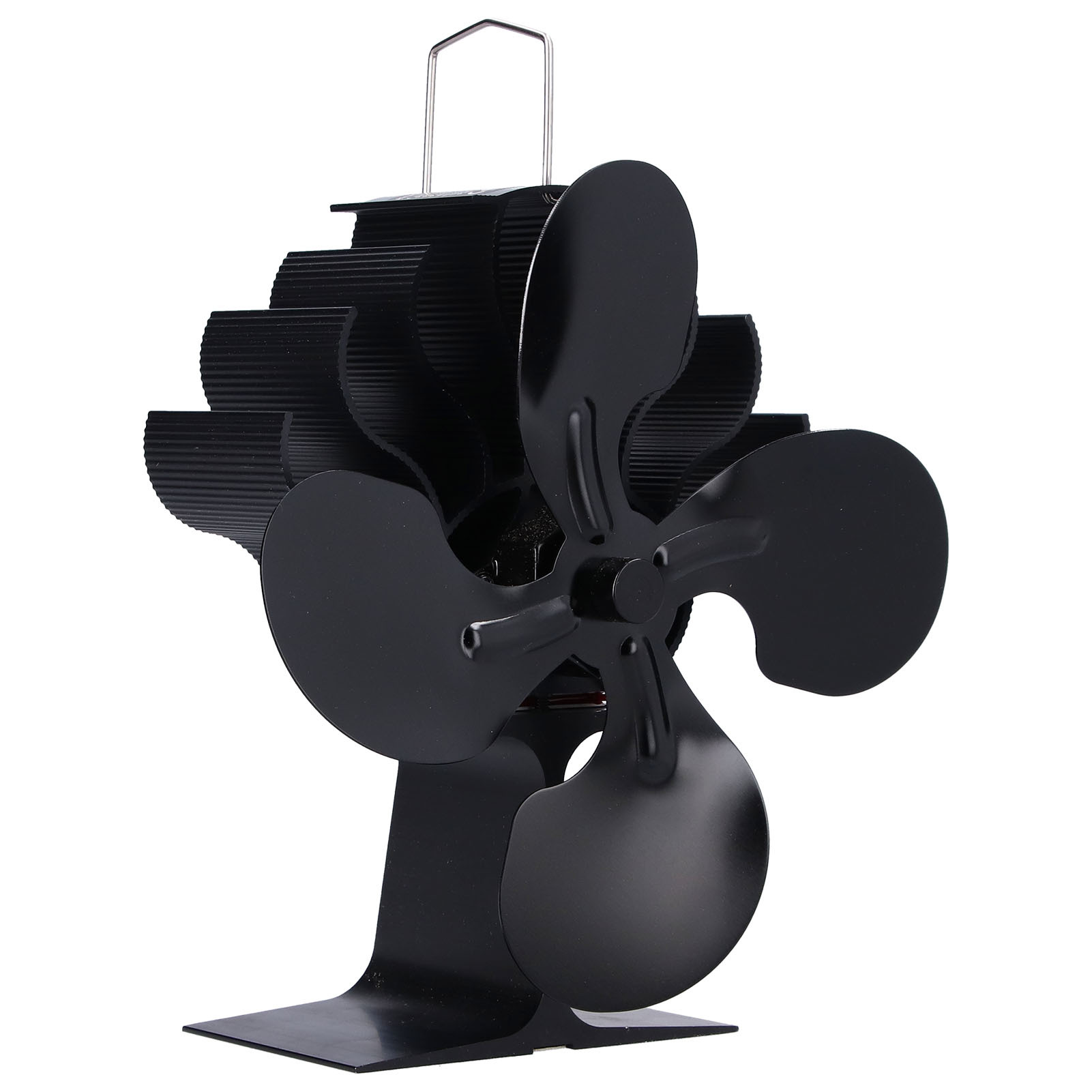 Ventilátor na sporák,Ventilátor na sporák so 4 lopatkami,Ventilátor na sporák poháňaný teplom,Krbový ventilátor,Ventilátor poháňaný teplom,Krbový ventilátor poháňaný teplom