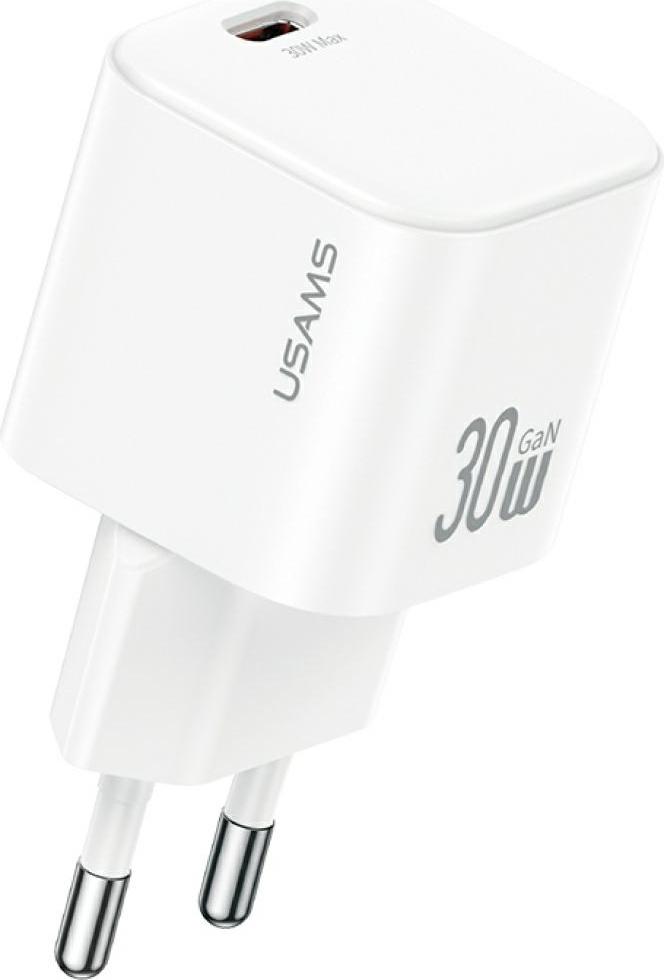 Usams Jo Series Cc262 30W Usb-C nabíjačka + Usb-C/Usb-C kábel 1M biely