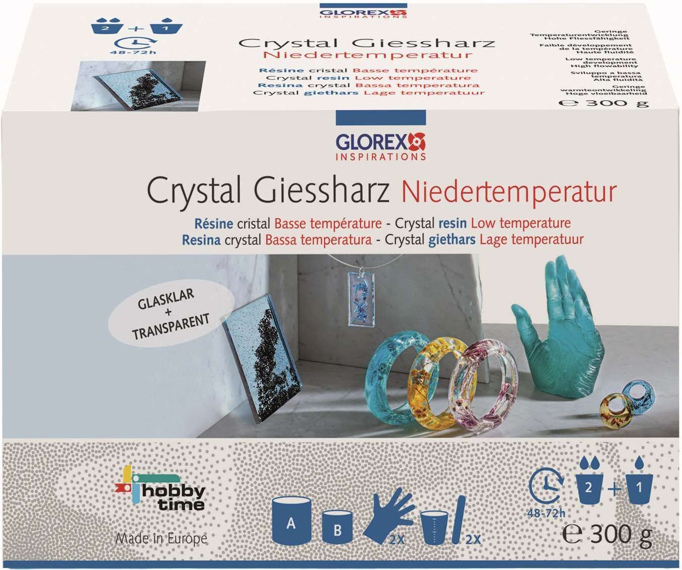 Selva 153,30 / 1 kg Crystal Gießharz Niedertemperatur, 300g