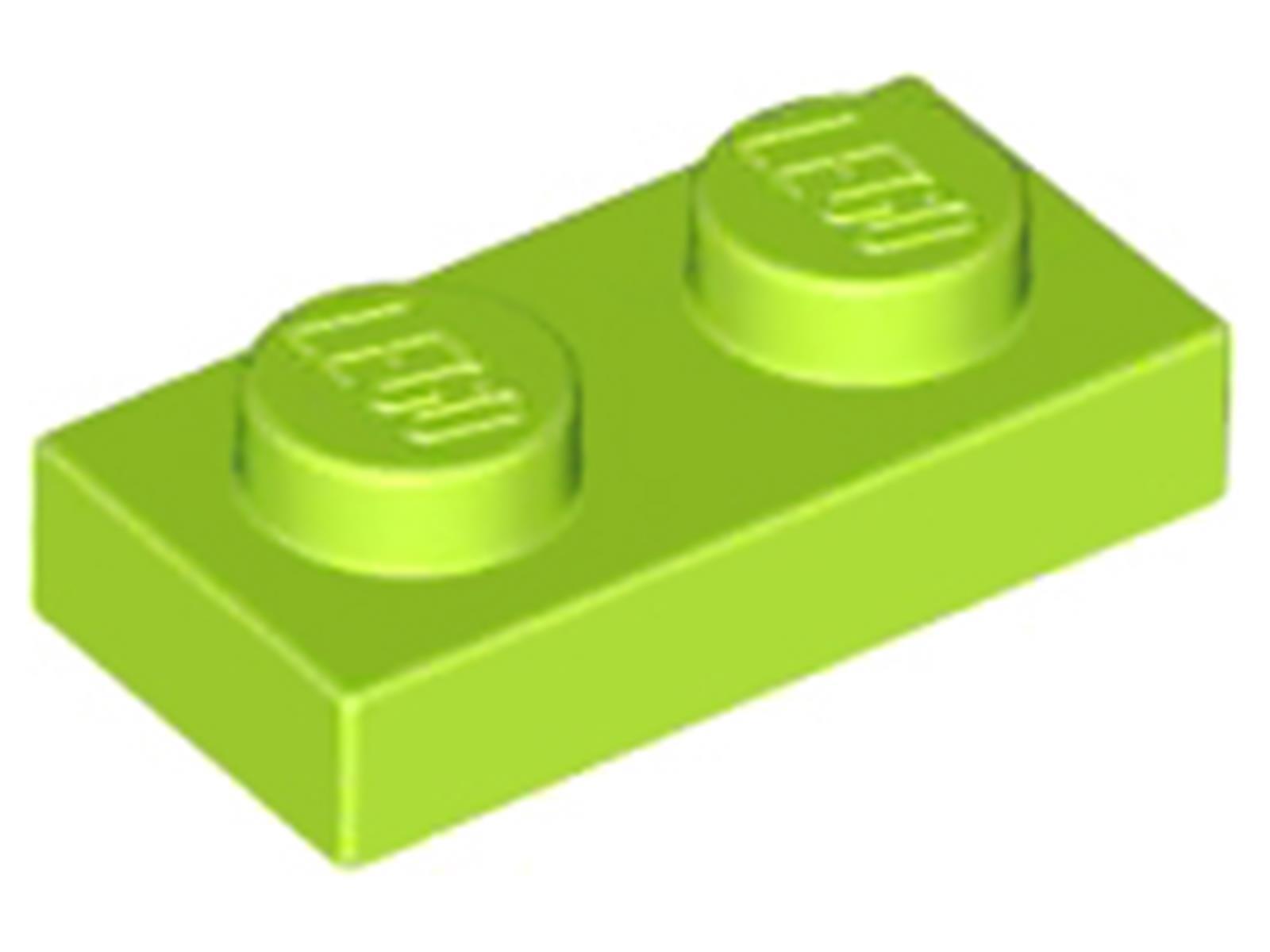 Lego® 1x1x2 dosky 3023 - Doska vápno - vápno