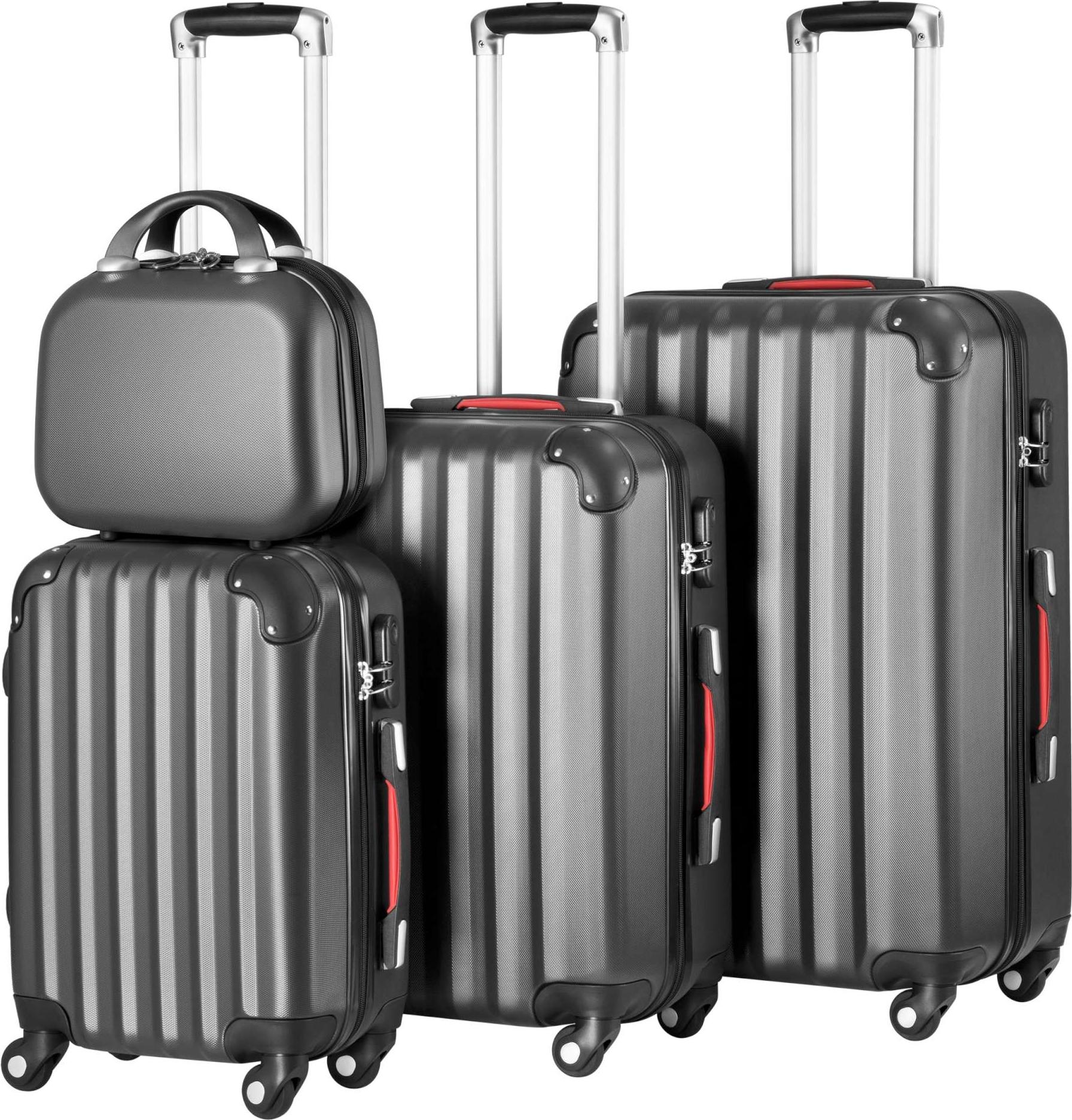 Aktentaschen-Set mit Kosmetiketui 4in1 MINORKA grau