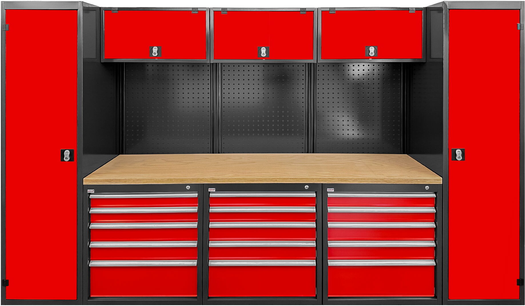 PAULIMOT Schrankwand 3.175 x 630 x 2.100 mm (B x T x H) 70070