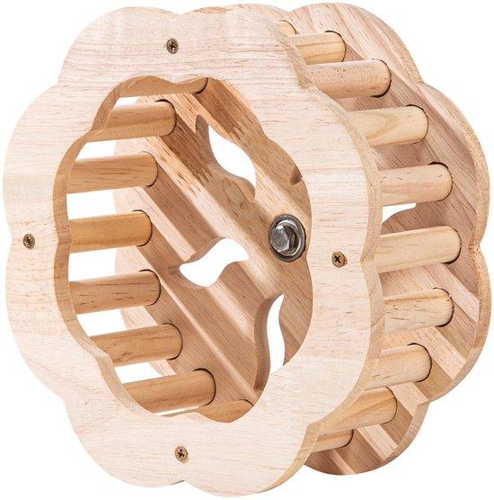 OEM Holz Spielzeug - Aktivitätsvogel - Interaktives Drehkreuz - 20x20x7,5 cm - Holz 2026