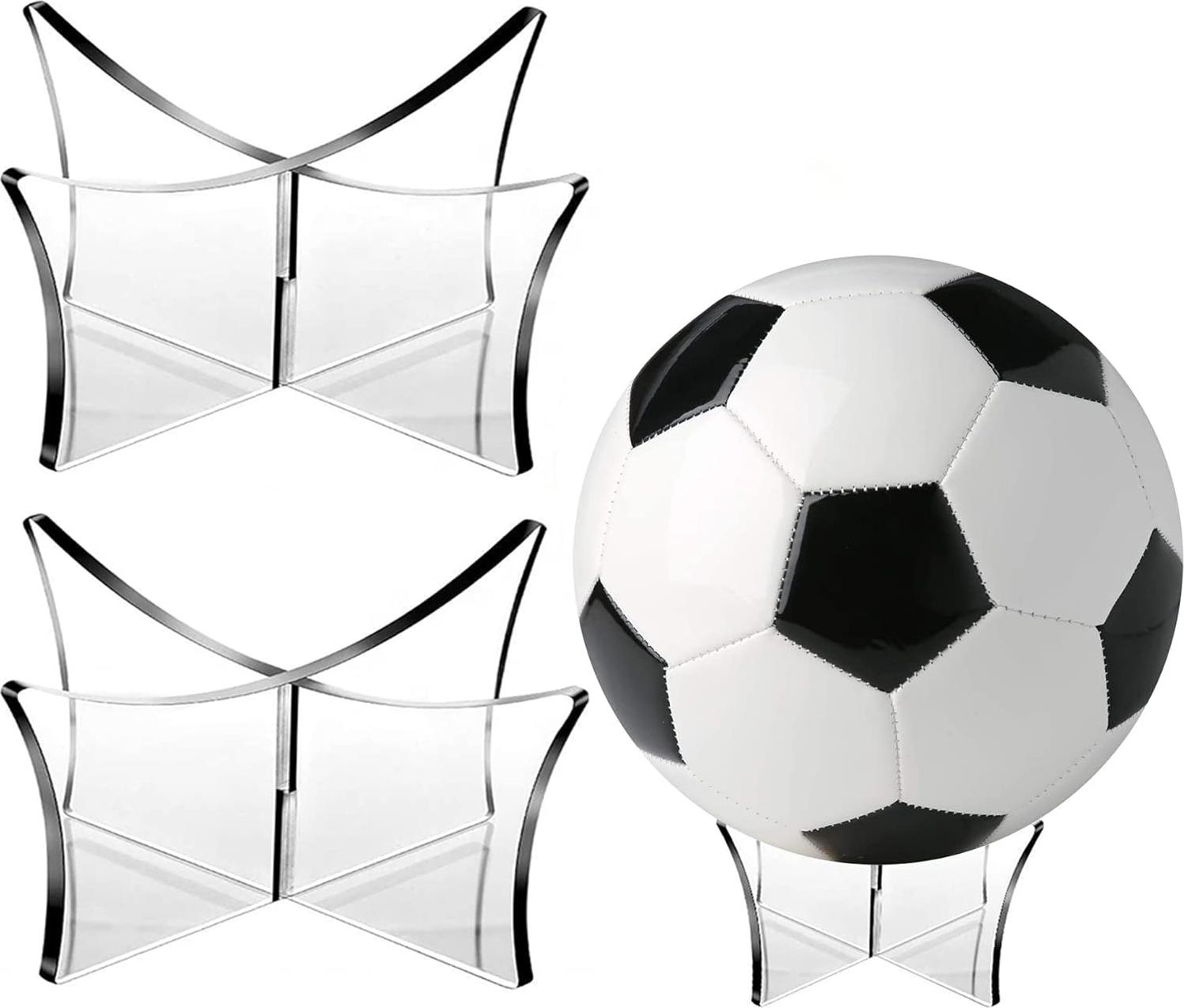Elkuaie 2 STK Acryl Ballhalter, für American Fuball Basketball Volleyball 20260707-Say-KCCP-449