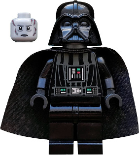 1x minifigúrka Lego Star Wars Darth Vader čierna Hviezda smrti 10212 7965 sw0277