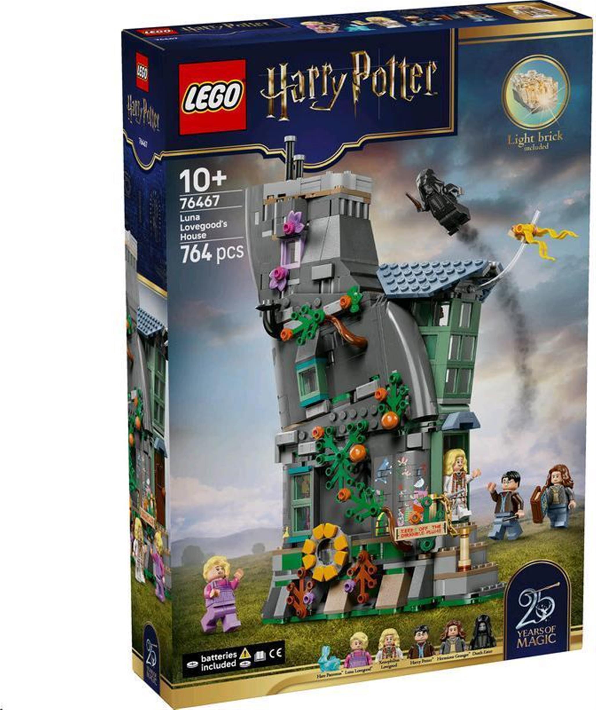 LEGO Harry Potter Dom Luny Lovegoodovej, Stavebnica, 10 rok / roky, Plast, 764 kusov, 1,06 kg