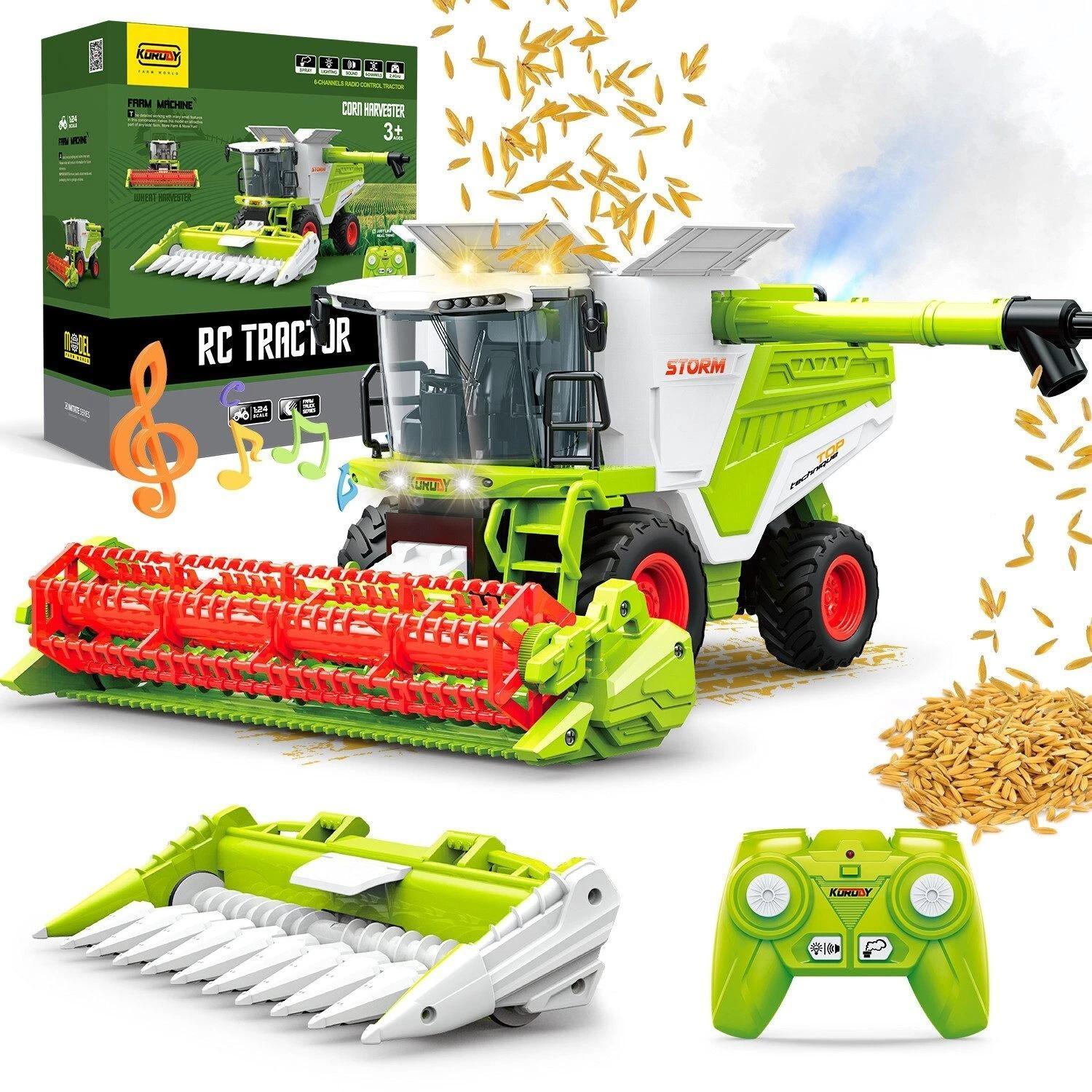 Honeywell Traktor Spielzeug ab 3 4 5 Jahre, Rc Traktor Ferngesteuert, Ferngesteuerter