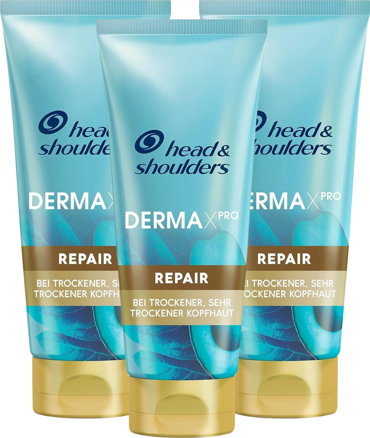 Procter & Gamble 3 x Head & Shoulders DERMAXPRO Kopfhautpflege Repair Haar-und Kopfhautpflegespülung je 220ml 2054522