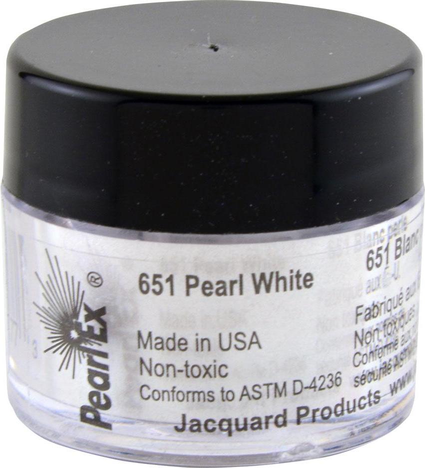 Jacquard Pigment Pearl Ex Pulver Perlmutt Weiß 3 g kreativ JPXU651