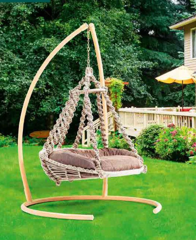 Schaukel Sessel Hängesessel Hängekorb Hängeschaukel Hängestuhl Gartensessel JVmoebel