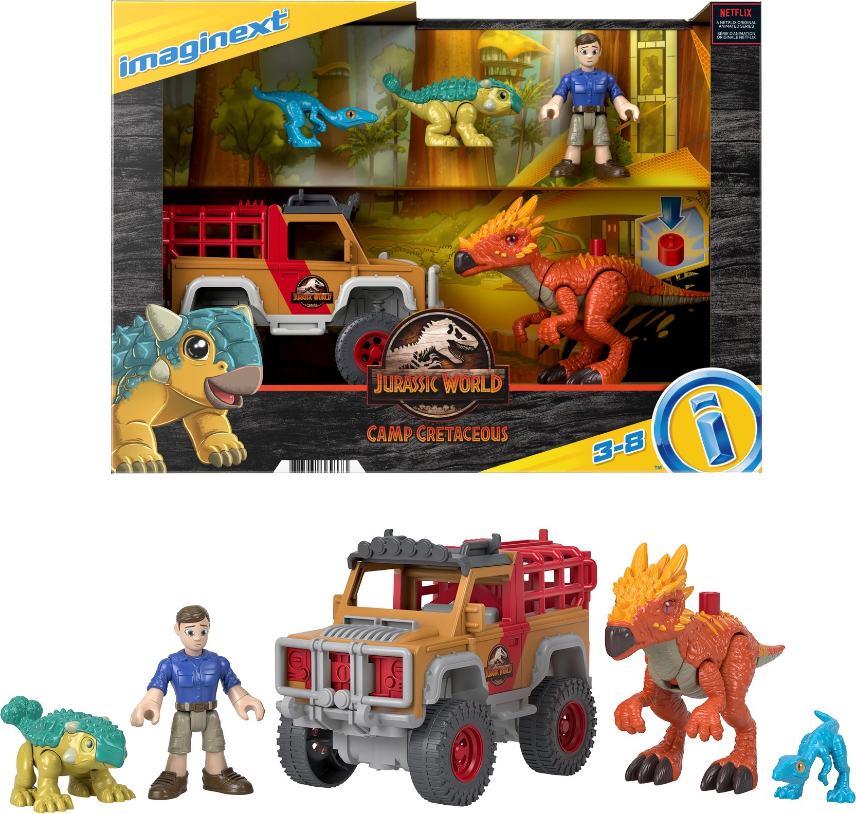 Imaginext Jurassic World Neue Abenteuer: Dino Abenteuerset HCR94