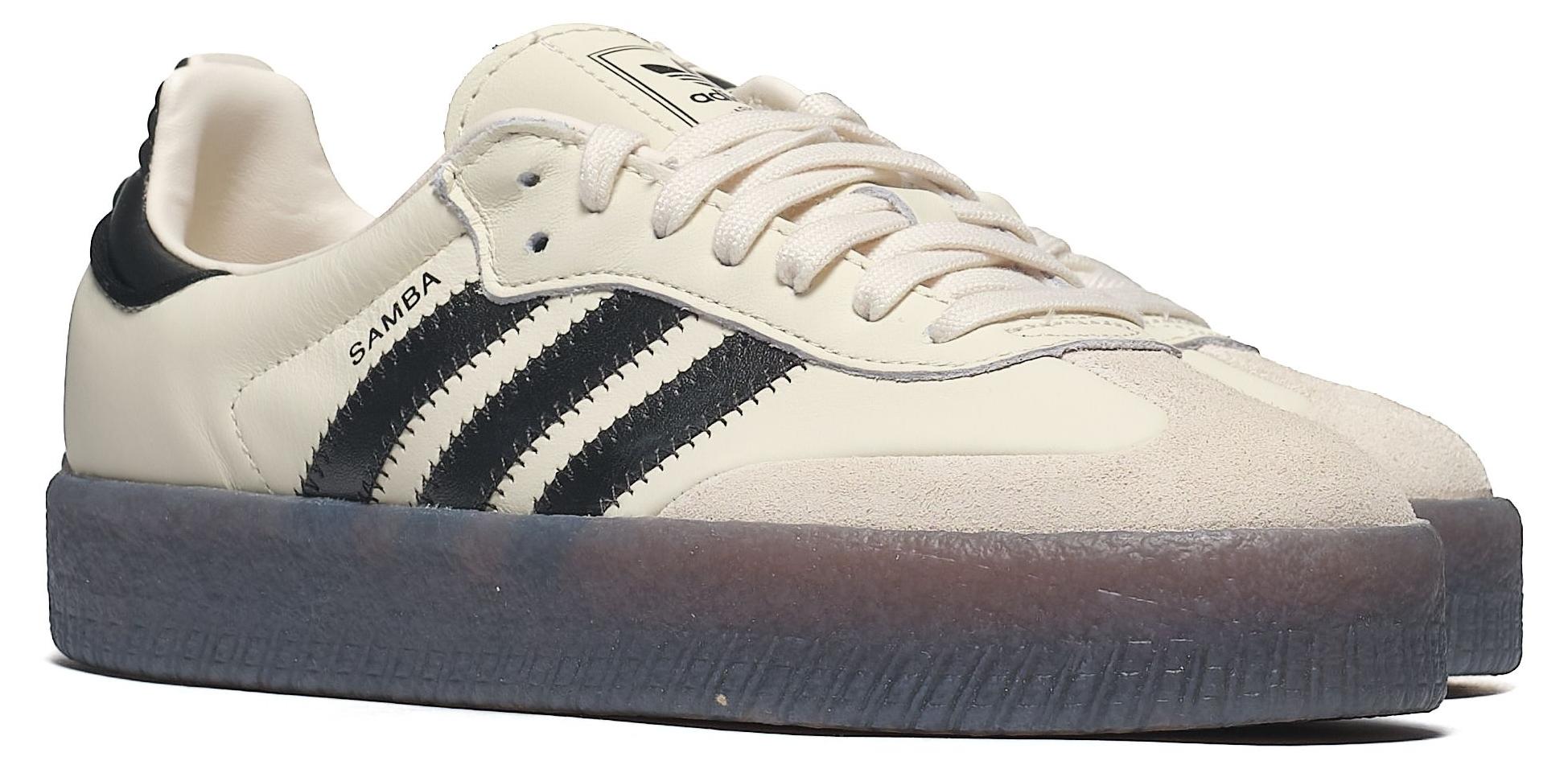 Adidas SAMBAE W IH4041 Leichte Leder Sneakers für Damen mit atmungsaktivem Innenmaterial