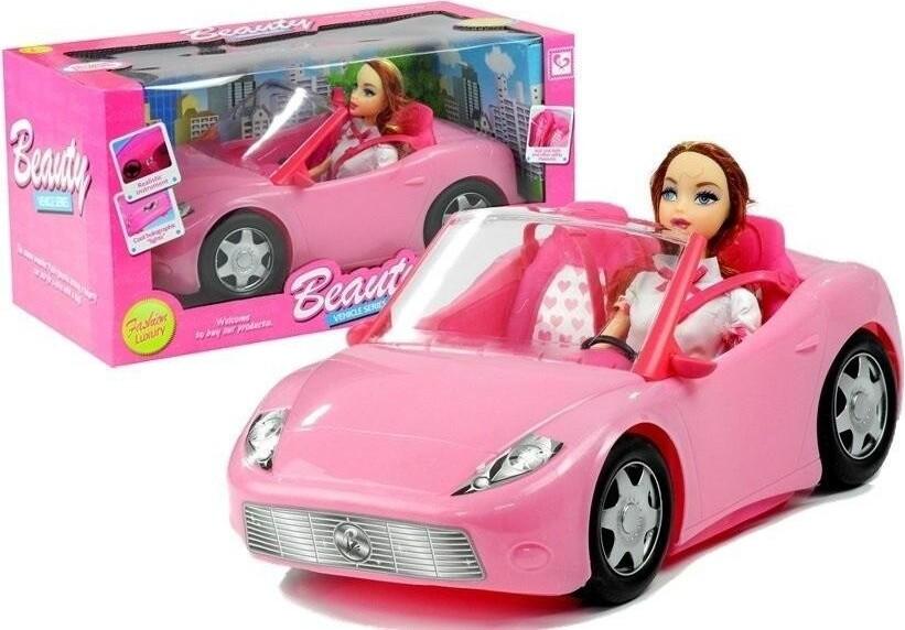IMPORT LEANTOYS Reisender Cabrio-Puppenwagen