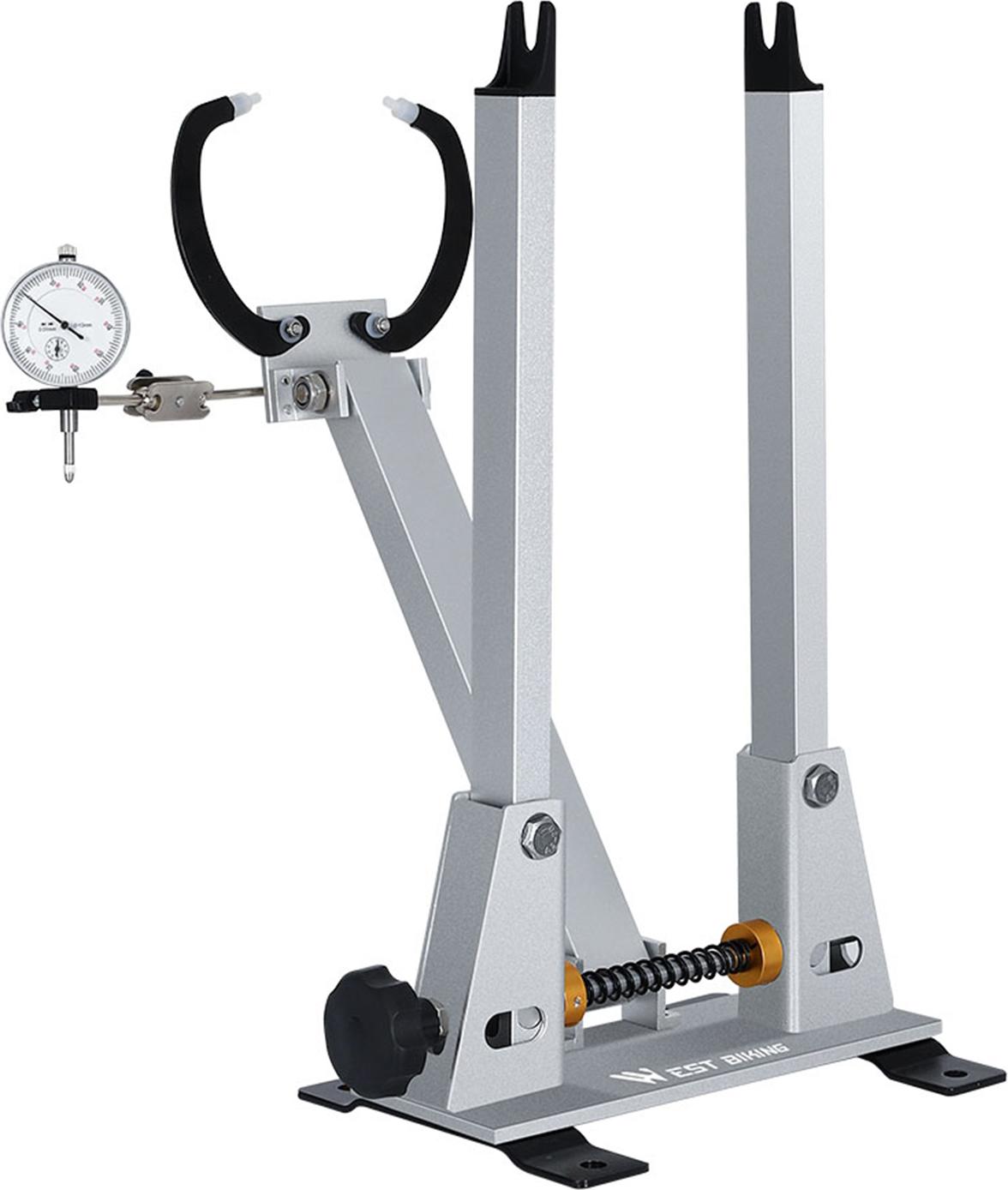 Fahrrad-Rad-Zentrierständer mit Messuhr, Reifen-Präzisionseinstellung, Felgenhalterung, Straßen-BMX-Fahrrad-Utility-Reparatur-Werkzeuge