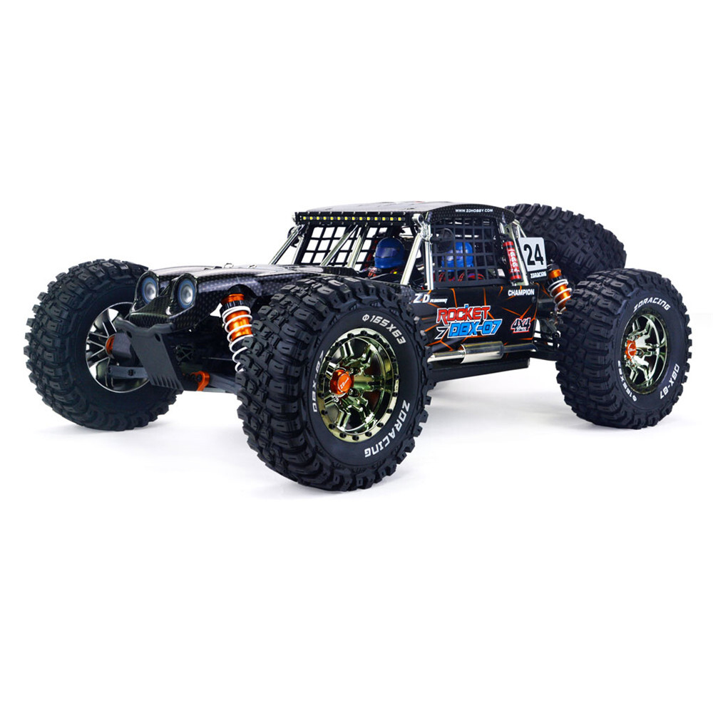 INSMA ZD Racing DBX 07 1/7 4WD 80km/h schnelles Bürstenloses RC-Auto 6S Fahrzeuge Wüstenmonster Offroad-Modelle RTR Blau