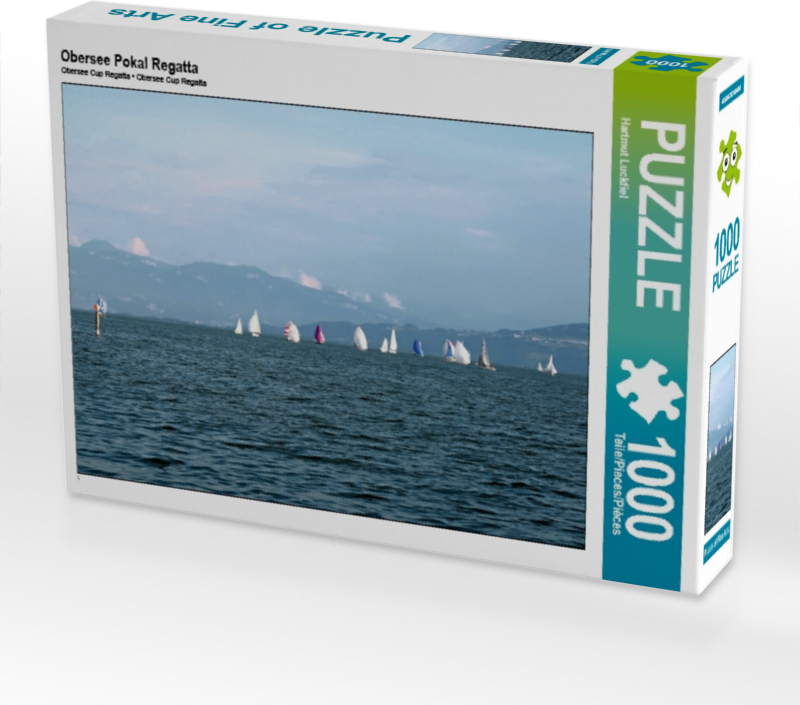 Calvendo Obersee Pokal Regatta 1000 Teile Puzzle quer 640x480mm, Luckfiel Hartmut; 7462268