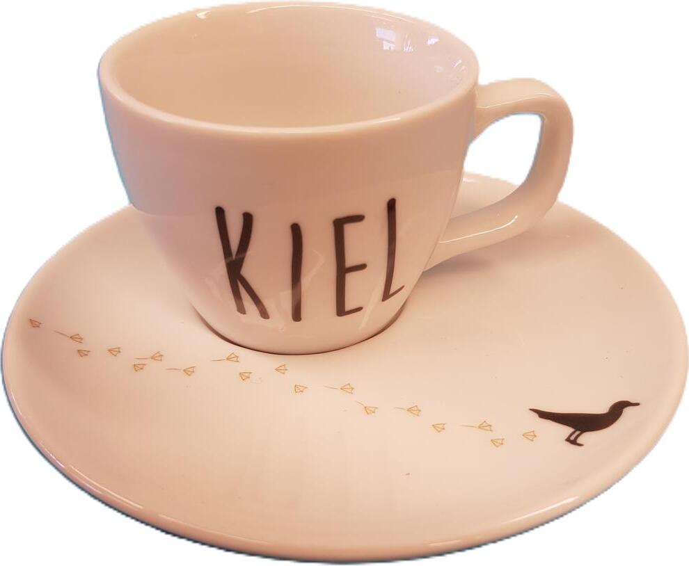 Sonstiges "Möwenspuren" Kiel Espresso-Set
