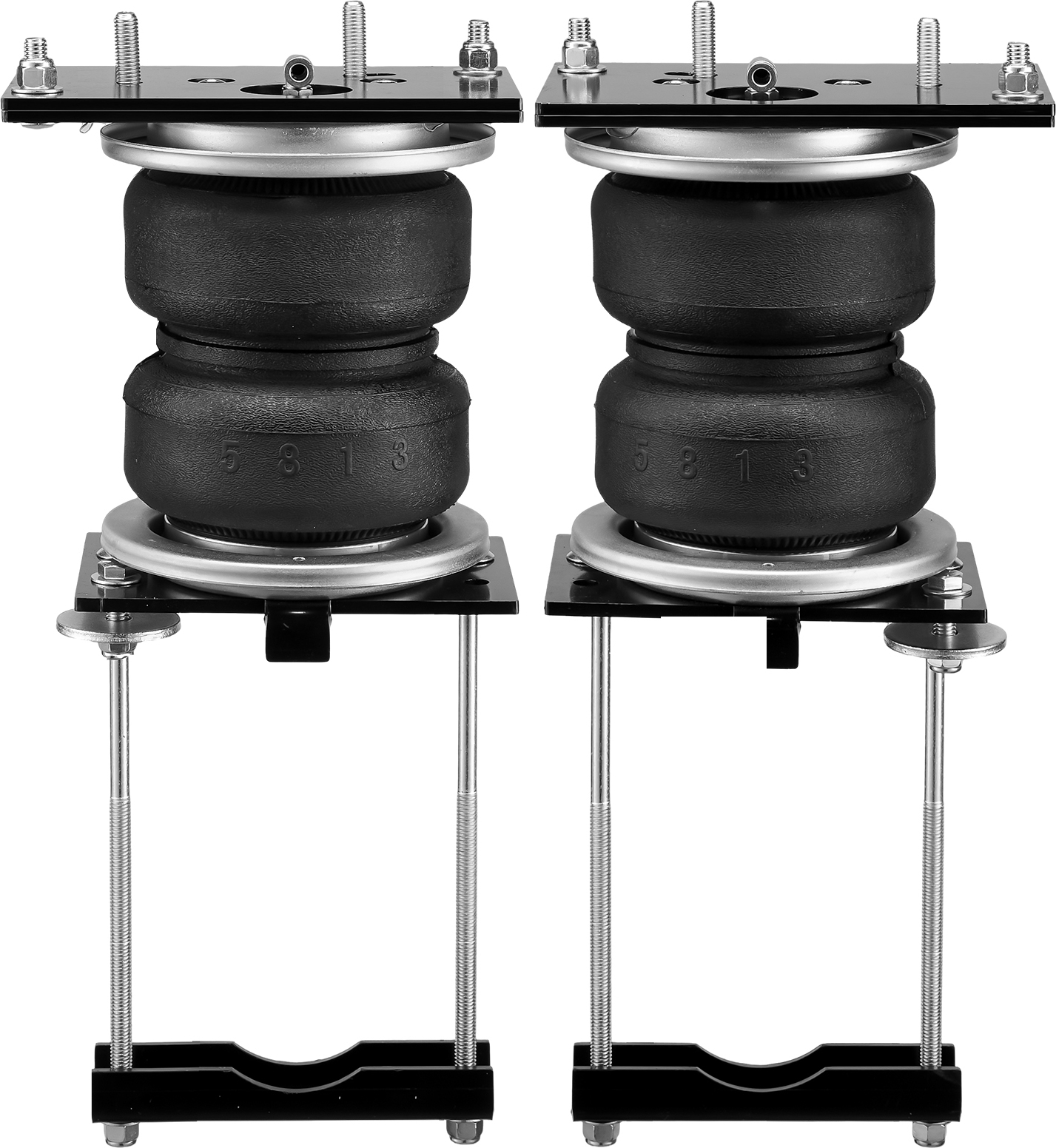 VEVOR Airbag-Federungssatz, Luftfeder-Federungssatz Kompatibel mit 2014-2023 Dodge Ram 2500 2WD 4WD, 5000 lbs Belastung, 5 bis 100 PSI