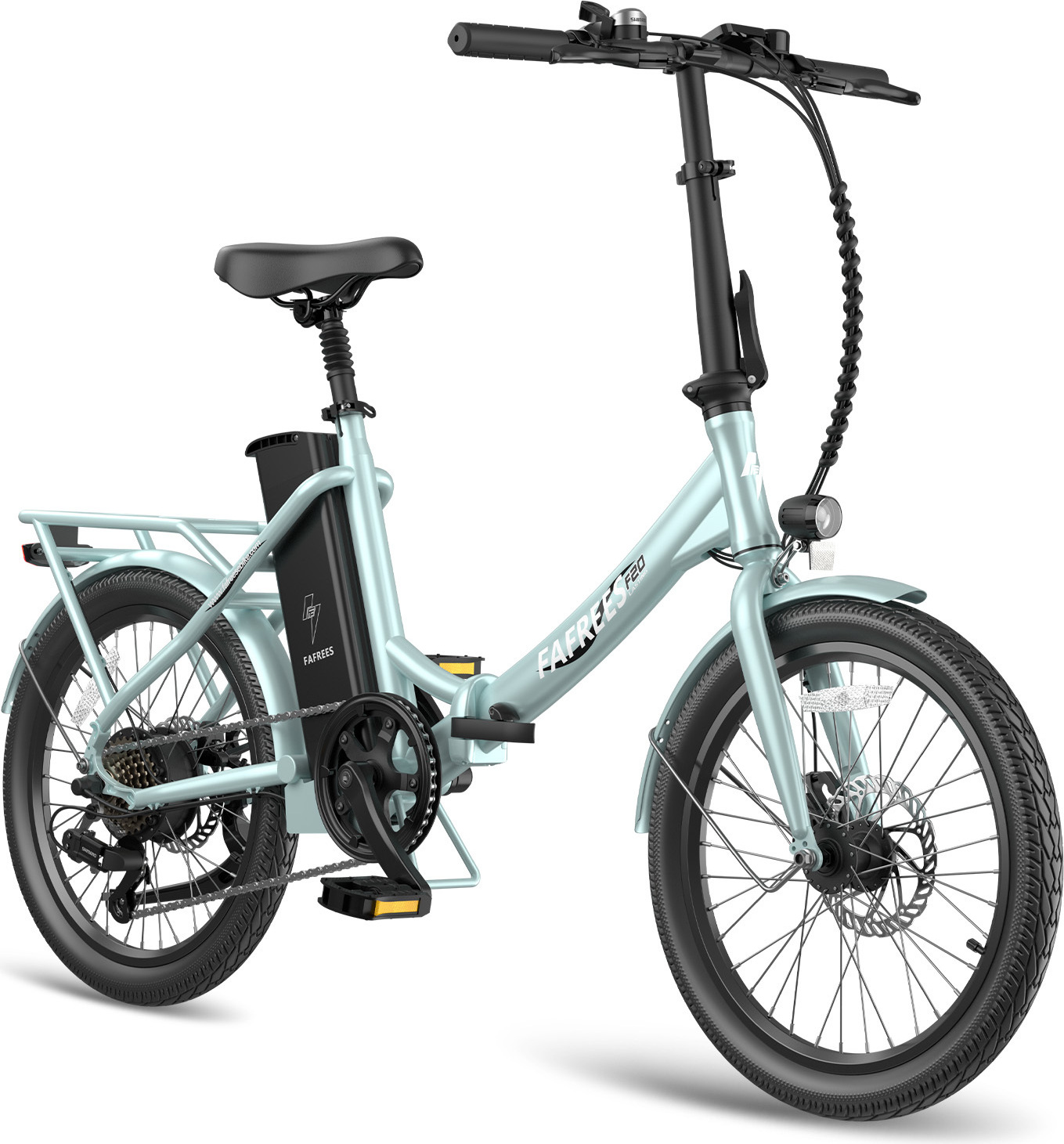 E-bike muži 20 palcová batéria 36V 18,2Ah až 120KM, elektrické bicykle muži ženy 250W, Ebike horský bicykel 25KM/H, E skladací bicykel pre dospelých E Bike zelená