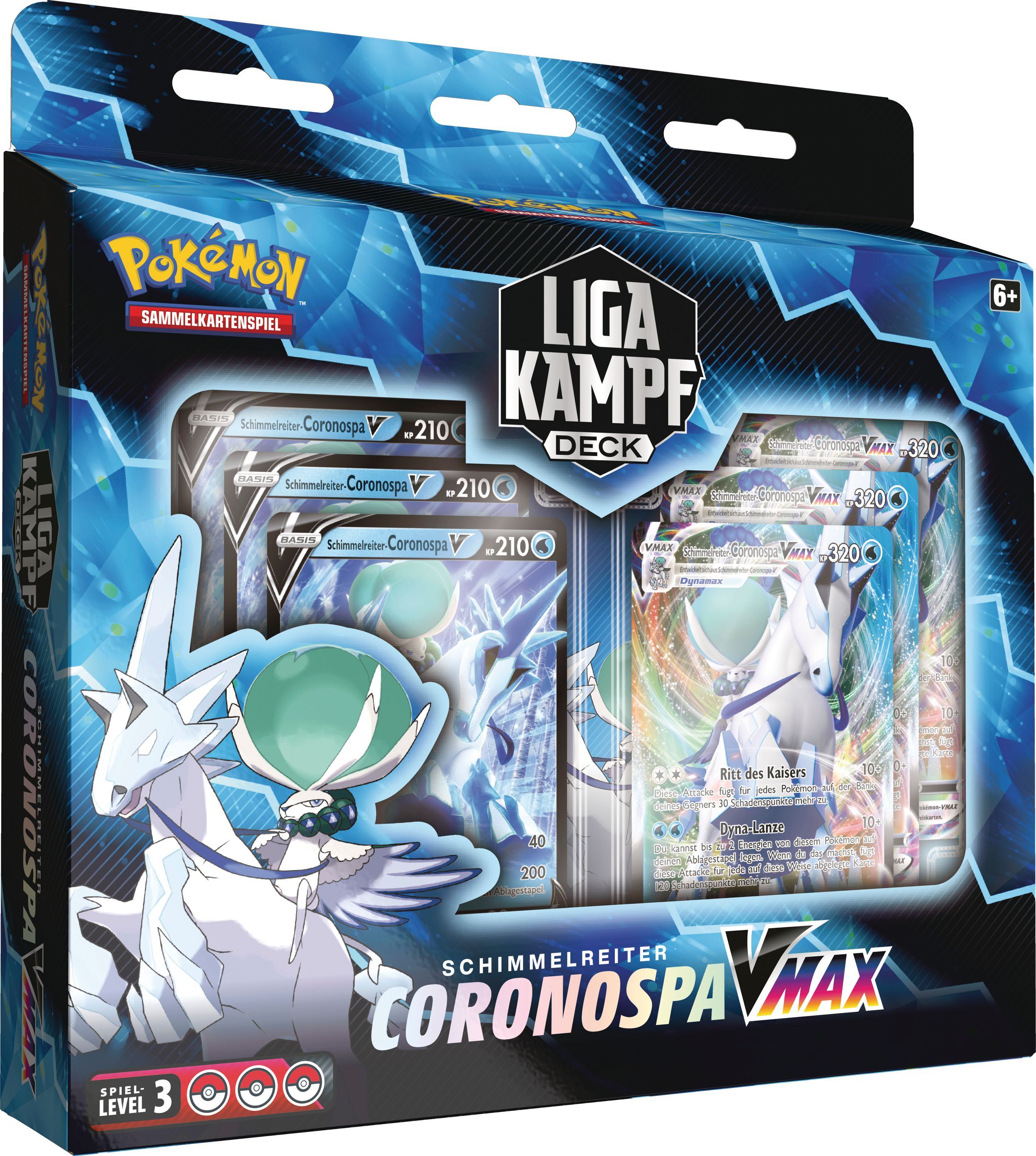 The Pokemon Company Schimmelreiter Coronospa-VMAX Liga-Kampf-Deck