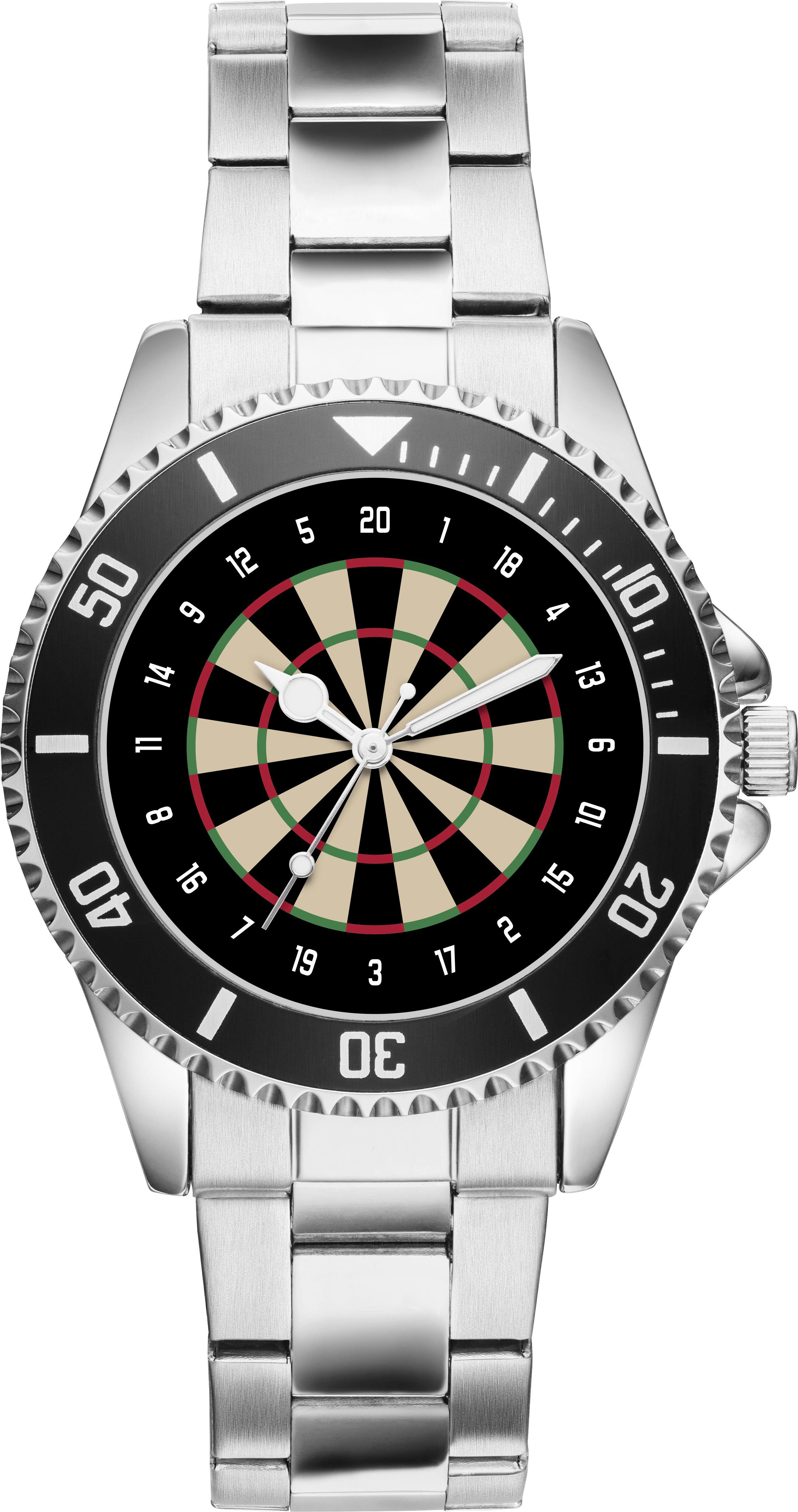 KIESENBERG Herrenuhr Armbanduhr Dart Darts Dartspieler Geschenk Fan Artikel Zubehör Fanartikel Analog Quartz Uhr 6037