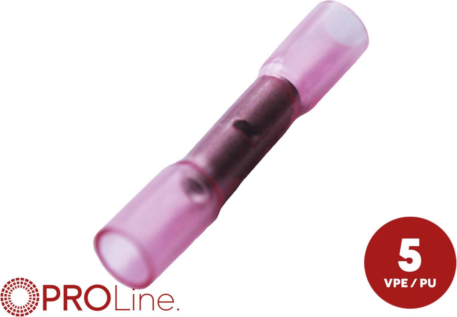 ACV Lötverbinder wärmeschrumpfend HSC rot 5 Stück