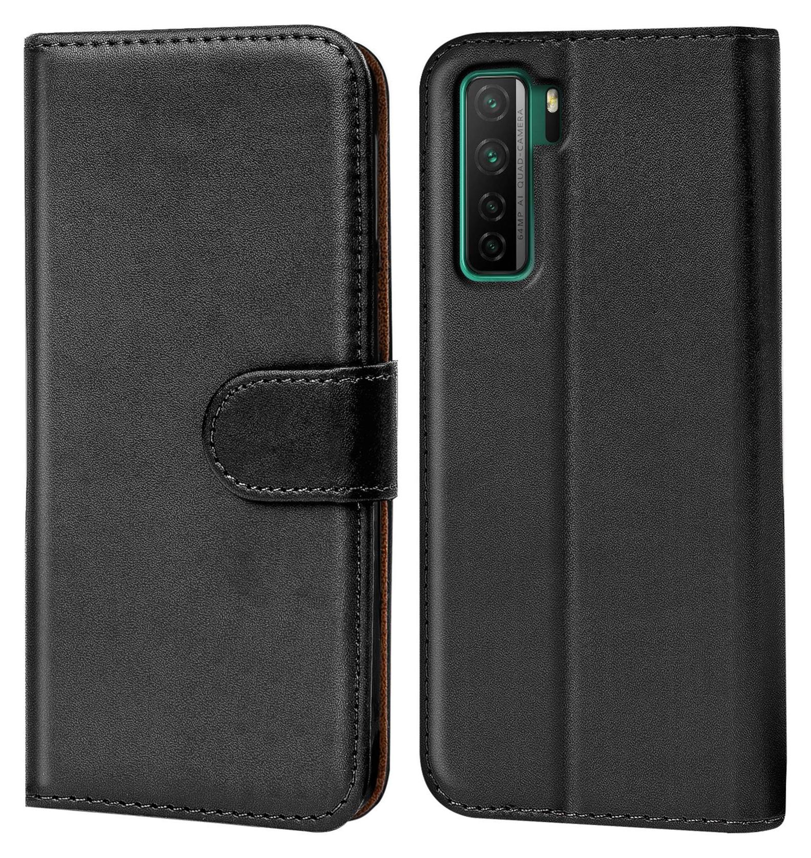 Custodia CODE Per HUAWEI P40 Lite 4G - Cover In Pelle Metallica Con Retro Kevlar - TPU Antigraffio E Ricarica Wireless - 3