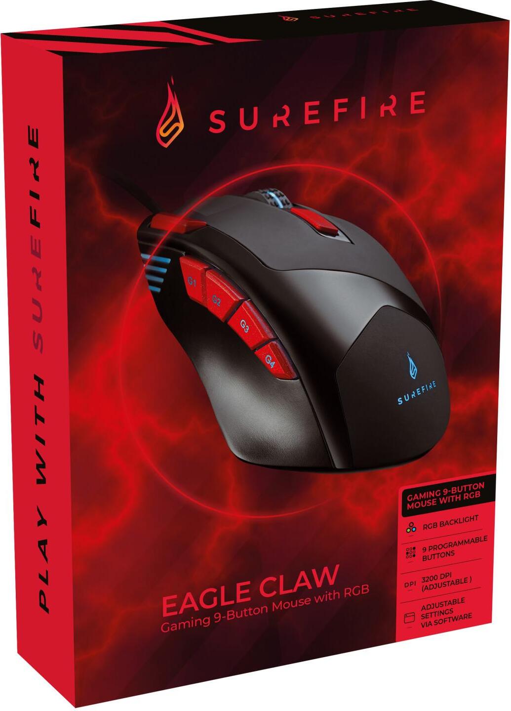 SureFire Eagle Claw Gaming-Maus 48817