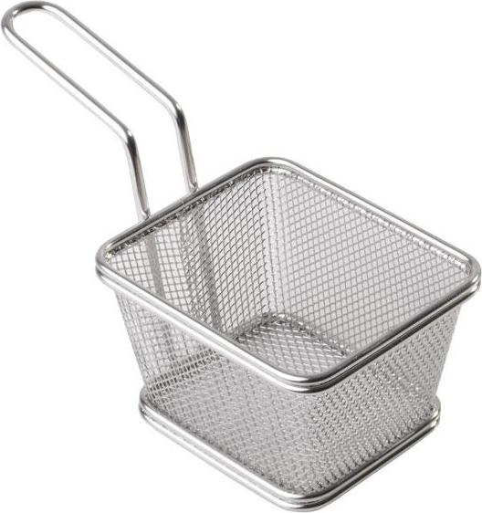 Assheuer + Pott GmbH & Co. KG APS 40620 Servier-Frittierkorb SNACKHOLDER, Edelstahl, 10 x 8,5 cm, Höhe 6,5 cm