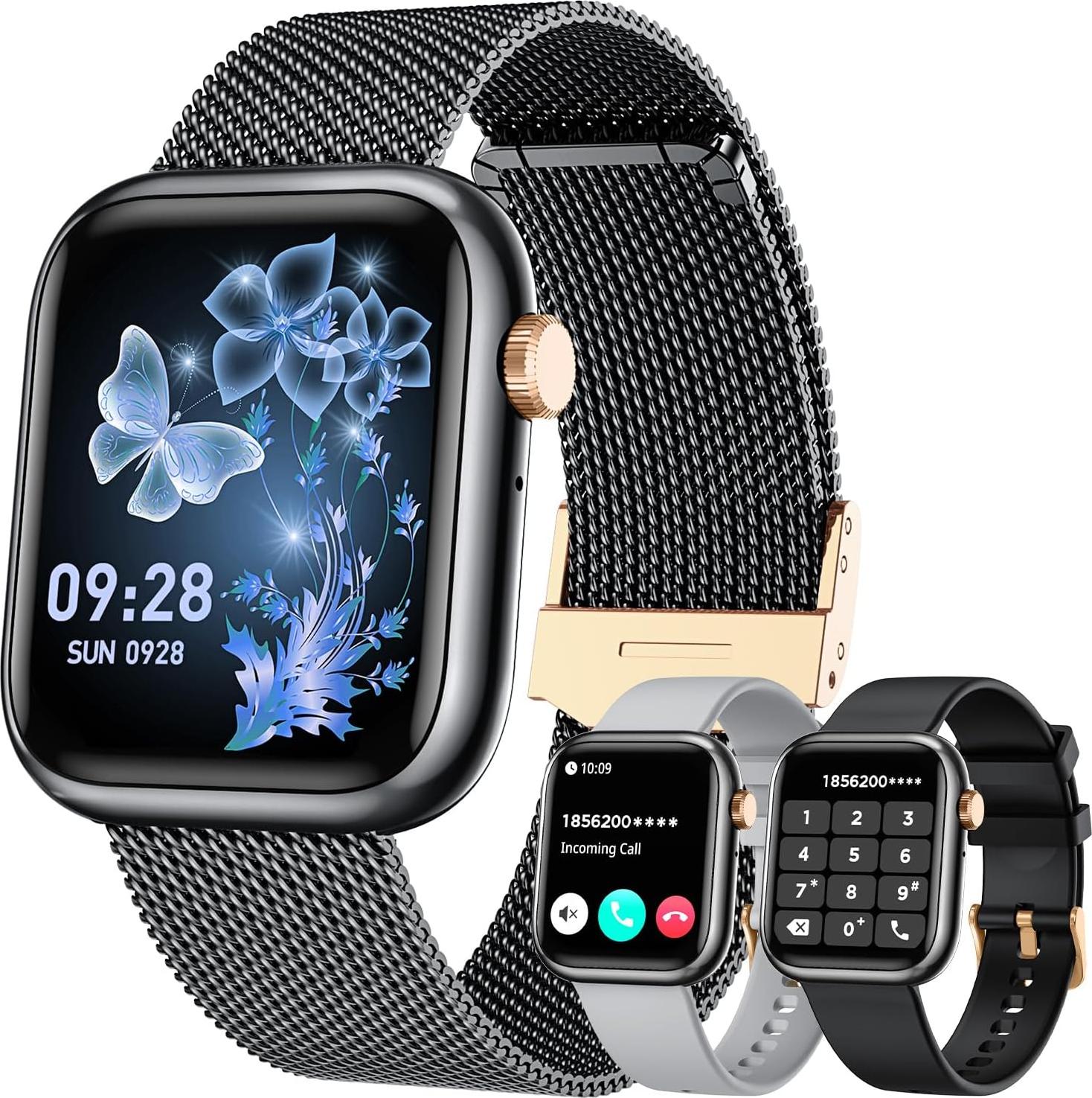 TAOLOON Herren Smartwatch mit Telefonfunktion 1.83