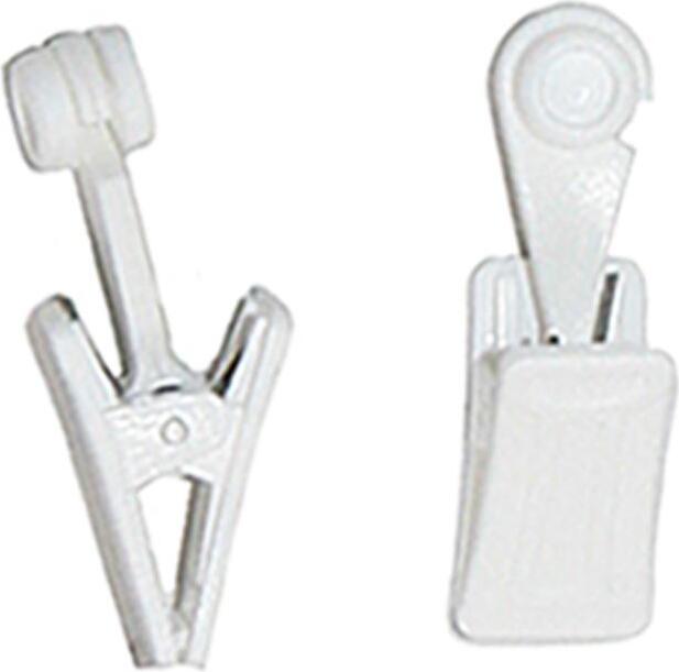 KeyMet Gardinenrollen Innenlaufrollen T-Rollringe Vorhang Clips - Auswahl: Gardinenrollen - Menge: 20