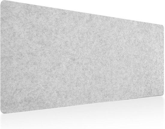OEM VHV Korkwand, 60 x 40 cm - Dekoratives Kork-Schreibtafel aus Filz - 0,9 cm dick - Faltbares Fotobrett - Silbergrau 2026