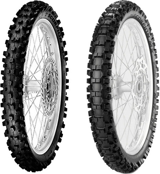 Pár pneumatík PIRELLI 60/100-14 MX EXTRA J + 100/90-19 MX32 MID H