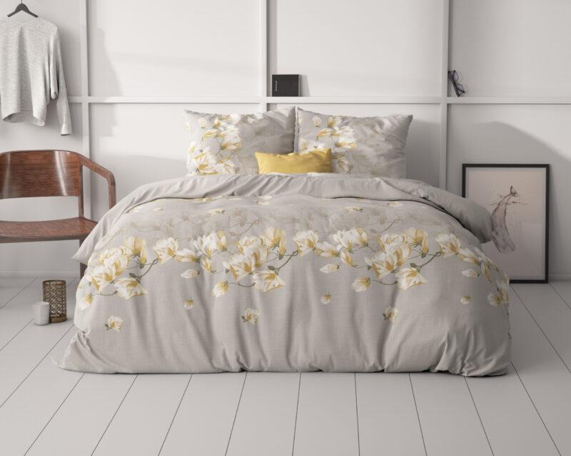 Royal Textile Schlafenszeit Sommerblume Sand 200 x 220 cm