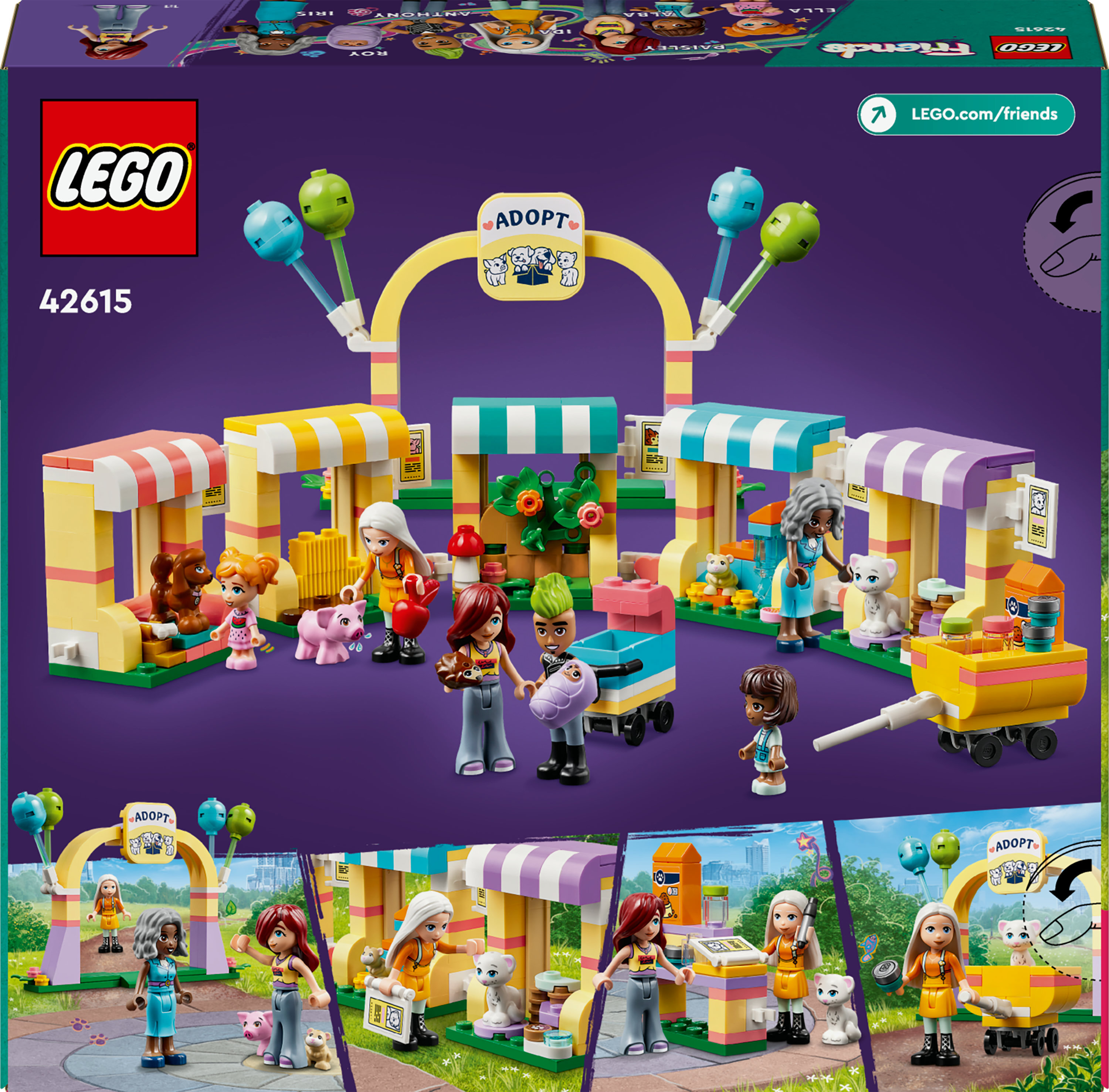 LEGO® Friends 42615 Deň adopcie zvierat