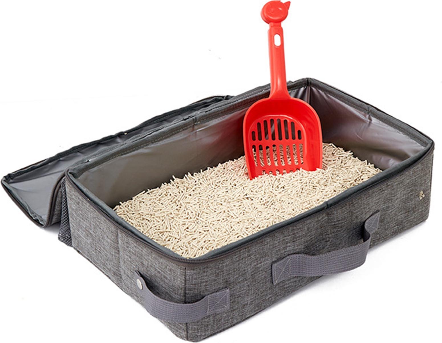 Cocosity Reise-Katzentoilette fr Katzen, Reise-Katzentoilette, Reise-Katzentoilette, Kleine Katzentoilette, Faltbar, Wasserdicht, Reise-Katzentoilette, Leicht zu Tragen, Einfach zu