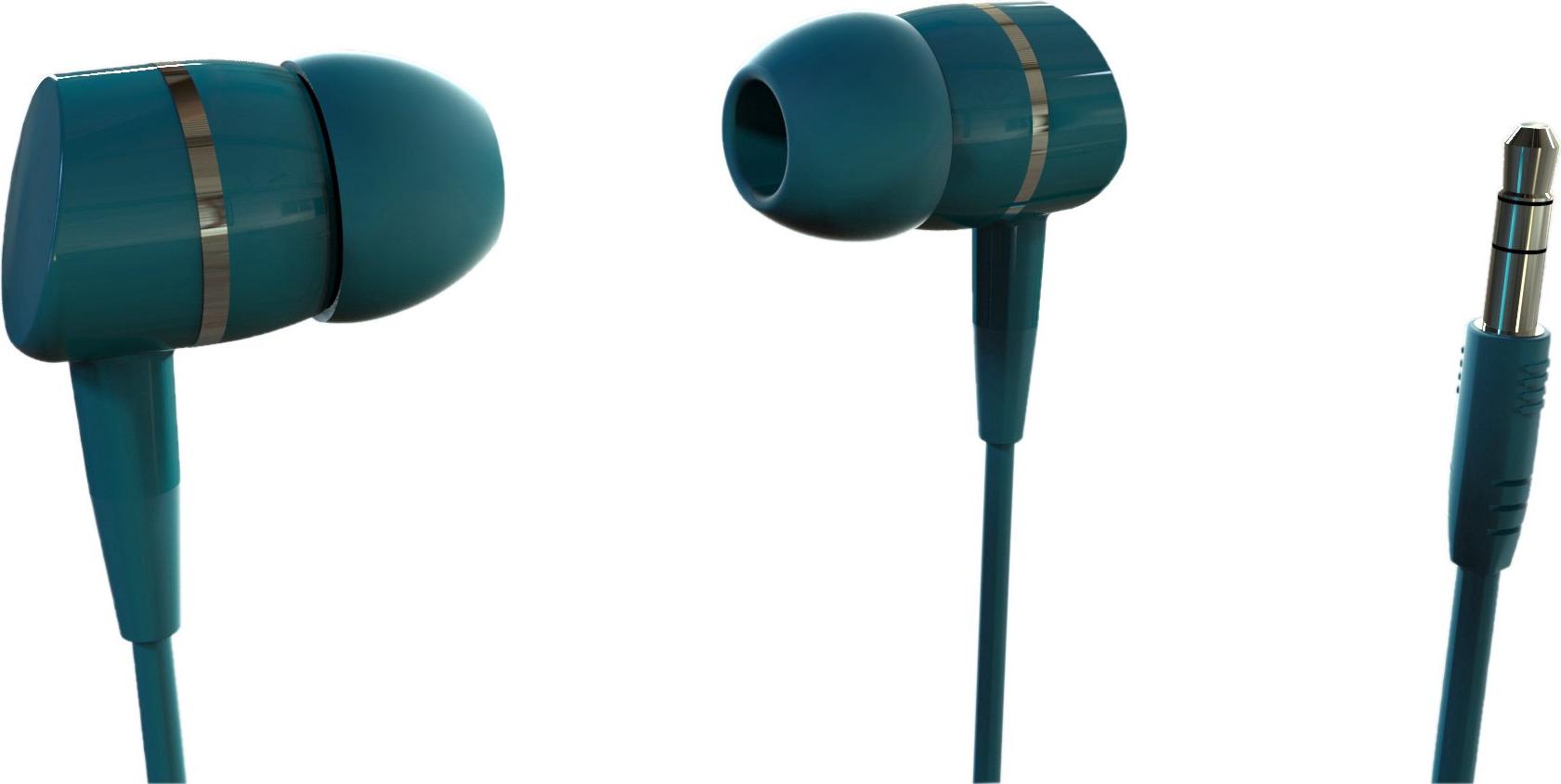 ViVanco™earphones Solidsound, green VVEARSOLIDSOUNDG