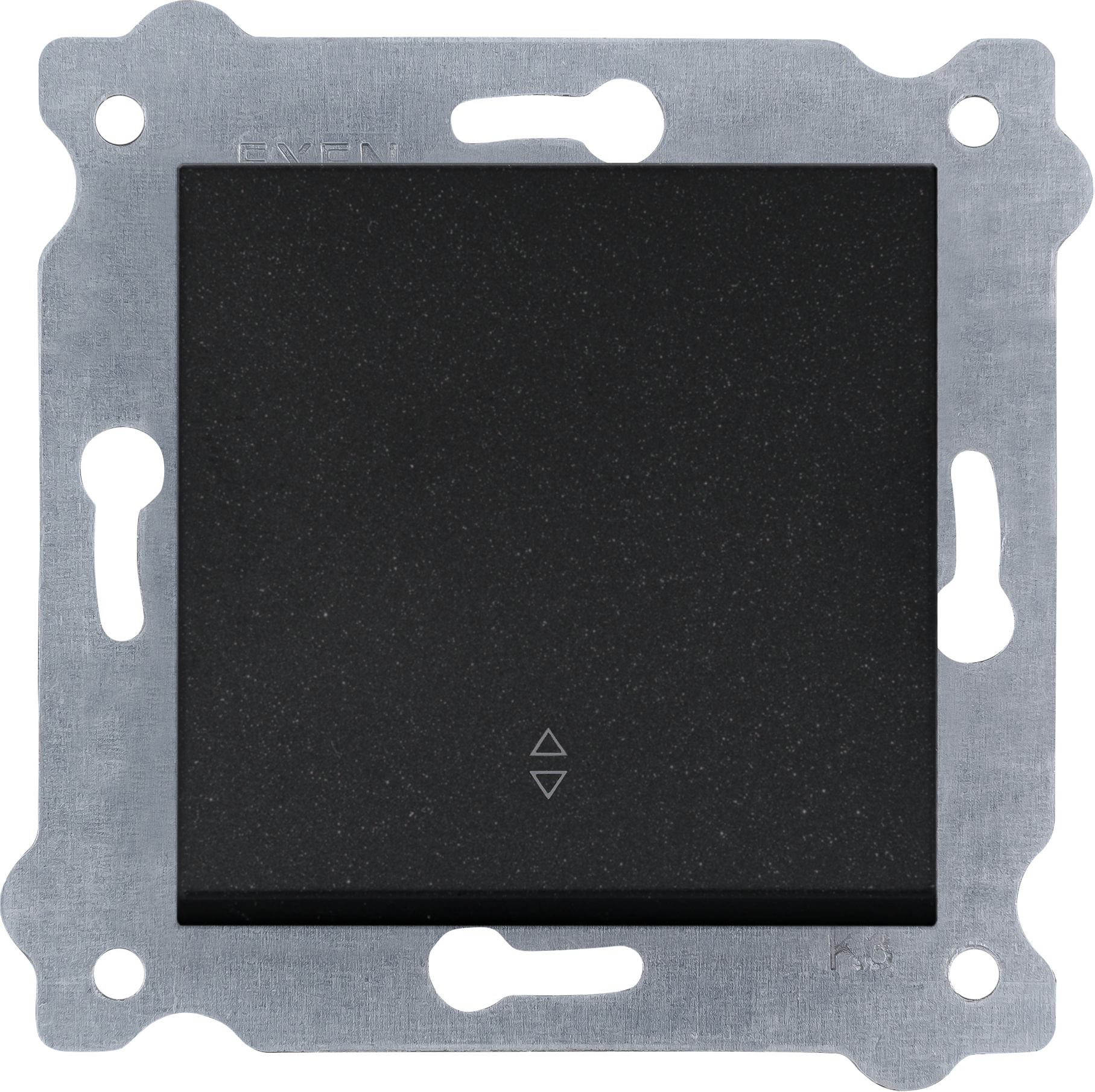 Schwarzmetallischer Miniaturschalter 209/14E EXEN