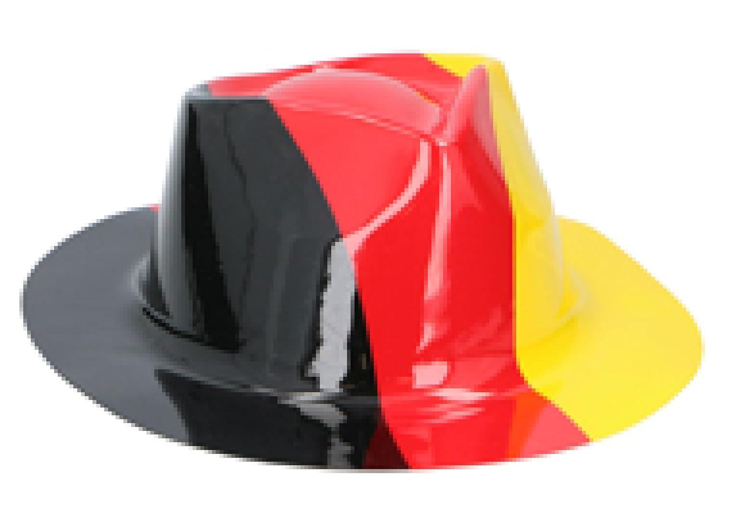 JUNG Fahne Cowboy Hut Plastik Deutschland Fussball EM 2024 Fan Europameisterschaft (Fahne, Flagge, Fan Artikel, Mützen, Auto, Europameisterschaft)