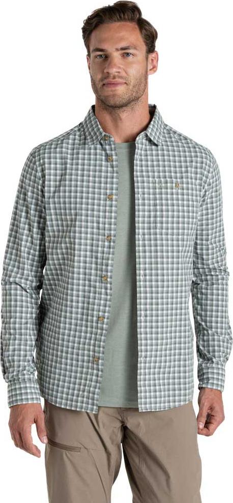 Chemise Randonnée Craghoppers Nosilife - Femme - Manches Longues - Beige - Taille UK 16