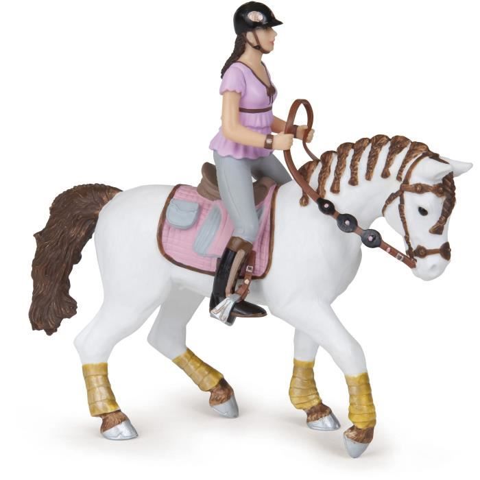 Papo Pferde Trendy Horseman Girl Rosa 52006