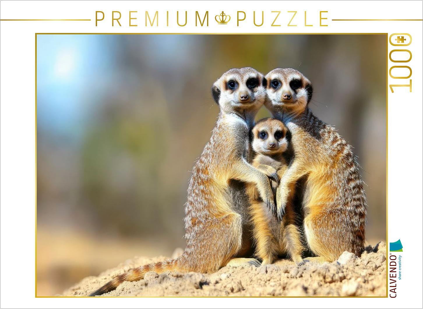 CALVENDO Puzzle – Ein wunderschönes Familienfoto | 1000 Teile, fertige Größe: 64 x 48 cm | Fotopuzzle für entspannte Stunden