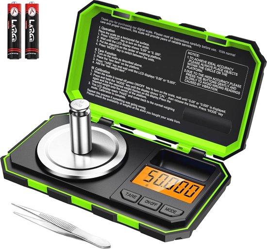 OEM Digitale Waage für präzise Gewichtsmessungen – 50 g/0,001 g Mini-Waage mit LCD-Display und Kalibriergewicht 2026
