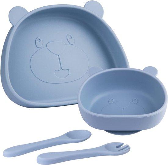 Famanu Babybord mit Saugnapf - Antirutsch, Silikon, BPA-frei, 4 Stück SHSHOP