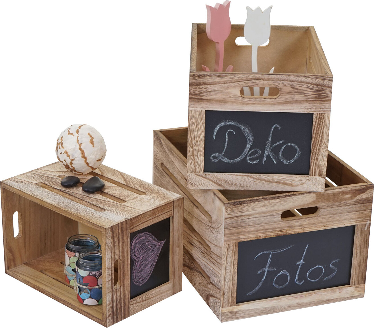 Set Di 3 Scatole Porta Biancheria Pieghevoli Con Manico E Finestra Trasparente, Per Lenzuola King E Queen, Colore Grigio - 4